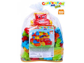 Конструктор Construction Set у пакеті 100 деталей, ТехноК