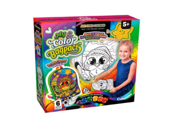 Набір для творчості Рюкзачок-розмальовка My color BagPack, Danko Toys