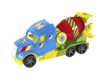 Машинка бетономешалка вращающийся барабан Magic Truck Basic 36340 59 см, Wader