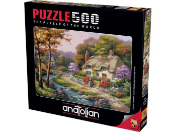 Пазлы Весенний коттедж, 500 элементов, Anatolian 3577