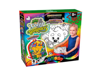 Набір для творчості Рюкзачок-розмальовка My color BagPack, Danko Toys
