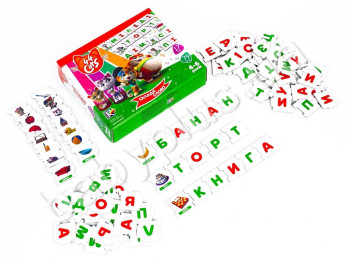 Игра развивающая, 44 Кота, Составь слово, Vladi Toys
