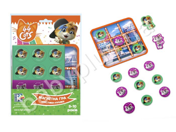 Магнитная игра, 44 Коти, Крестики-нолики, Vladi Toys