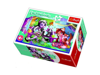 Пазли Зустріч, Hasbro Enchentimals, 54 елемента Міні, Trefl