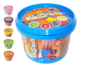 Набор креативного творчества Кинетический песок KidSand банка 350 грамм, Danko Toys