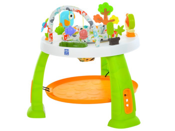 Розвиваючий центр-стрибун Bambi M 6243-5, музичний, світловий, 3в1, зелений