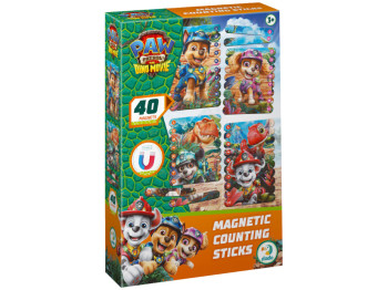 Магнітні палички для рахування Paw Patrol Цуценята та їх друзі-динозаври, 40 магнітів