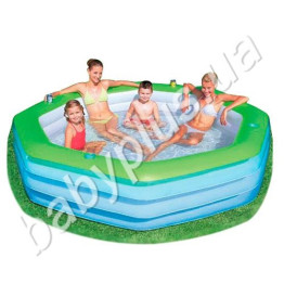 Басейн сімейний восьмикутний Bestway 54119