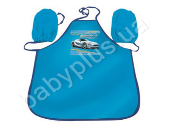 Фартух 34Х50см з нарукавниками 25см, Electro Car, KIDIS 8039