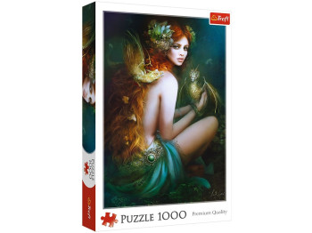 Пазли Дівчина з драконом, 1000 елементів, Trefl