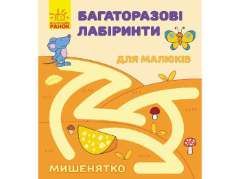 Дитяча книга Багаторазові лабіринти, Мишеня, Ранок