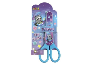 Ножиці дитячі Kids Raccoon, 13,5 см, у футлярі, 13580