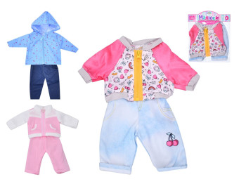 Наряды для куклы M 6045 UA 43-46 см, микс видов, Limo Toy (цена за 1 шт)