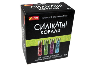 Набор для экспериментов, Силикатные кораллы, Ranok Creative