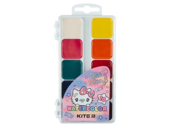 Краски акварельные Hello Kitty 10 цветов, Kite