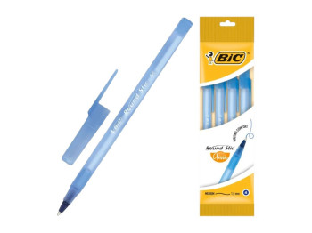 Ручки шариковые BIC Round Stic 1 мм синие, набор 4 шт в блистере, bc944176, BIC