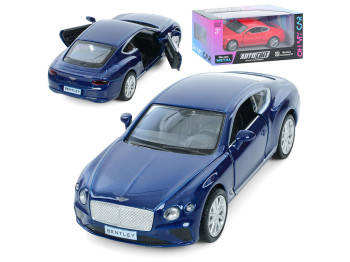 Машинка инерционная металлическая Bentley Continental GT AS-3108, 15 см, открываются двери, АвтоСв
