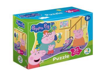 Пазл-мини Peppa Pig, На прогулку, 35 элементов, DoDo 200678