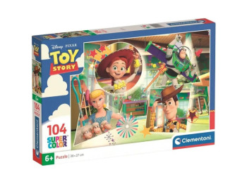 Пазлы 104 элемента, Герои мультфильма "История Игрушек", Clementoni 25009