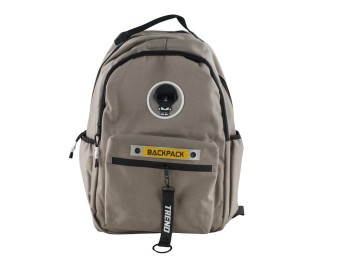Рюкзак школьный с молнией Backpack с надписью и лентой Trend, микс цветов