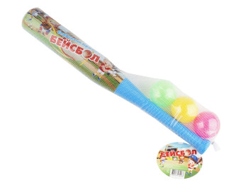 Набор для бейсбола с битой 10130, 56 см, с мячами, M.Toys