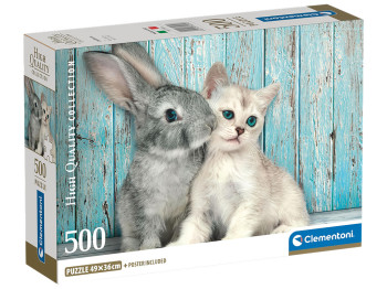 Пазлы Милые друзья Clementoni, 500 элементов