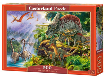 Пазли Dinosaur Valley, 500 елементів, Castorland B-53643
