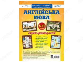 Комплект плакатів «Англійська мова. формат А2, 5–11 класи», Основа