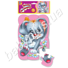 Магнитные пазлы Зайчик, Vladi Toys