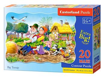 Пазлы Большая репка, 20 элементов, Castorland
