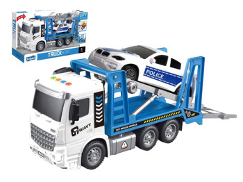 Игровой набор эвакуатор Rescue Team Truck Heavy с полицейской машинкой, 1:14