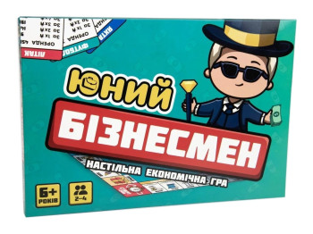 Настільна гра Юний Бізнесмен розважальна економічна, Strateg 30341