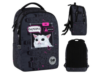 Рюкзак шкільний GoPack Teens GO26-135M-2, 39x29x13 см, з відділеннями, GoPack