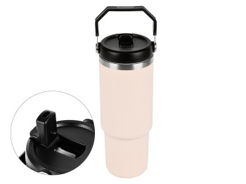 Термокружка 0,9 л, з кришкою та ручкою, MT-5472W, Stenson