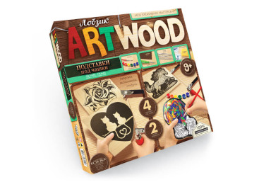 Набор для творчества Выпиливание подставки под чашку лобзиком ARTWOOD, Danko Toys