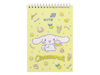 Блокнот на спирали А6 Kite Cinnamoroll CR26-196, 48 листов, нелинированный
