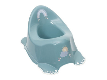 Горшок Метео з протиковзною гумою м'ятний. Tega Baby ME-001-165