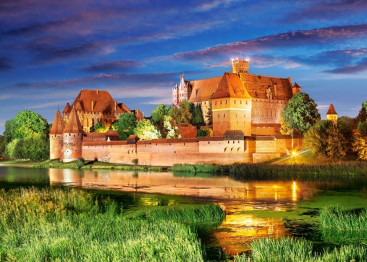 Пазлы Замок Мальборк, 1000 элементов, Castorland