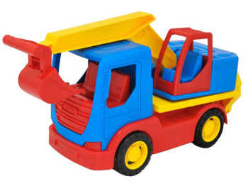 Машинка навантажувач рухомий ківш Tech Truck 39883 27 см, спецтехніка, Tigres