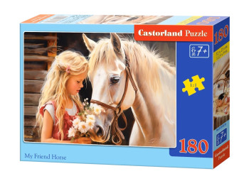 Пазли Мій друг Кінь, 180 елементів, Castorland B-018536