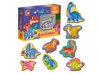 Набір магнітів Динозаври, Vladi Toys