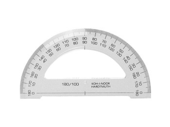 Транспортир акриловий 180/100 Koh-i-Noor 746168