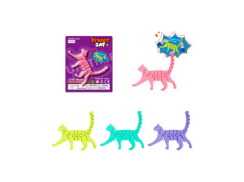 Игрушка антистресс гибкий Кот HB-GJ01, 4 цвета (цена за 1шт)