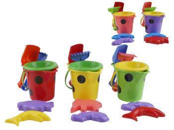 Набір для пісочниці малий S0006, 16 см, з відерцем та ситечком, M Toys