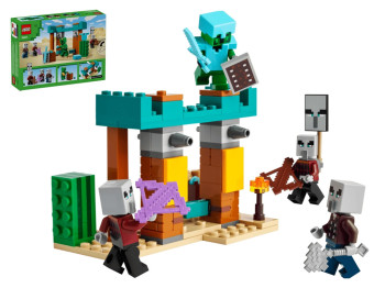 Конструктор LEGO Minecraft Пустельний патруль розбійника, 105 деталей