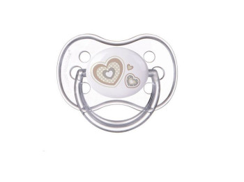 Пустышка силиконовая симметричная NEWBORN BABY 18+ мес 22/582_bei, Canpol Babies