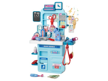 Ігровий набір лікаря Medical Equipment Set, 61 см, підсвітка та музичні ефекти, 53 предмети