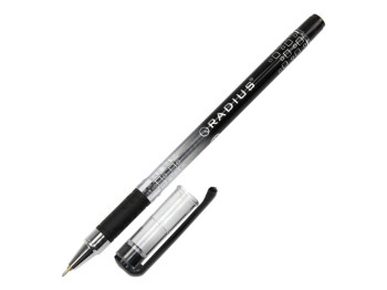 Ручка кулькова з принтом чорна. Radius I-Pen