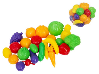 Набор игровых овощей и фруктов BAMSIC 010/9