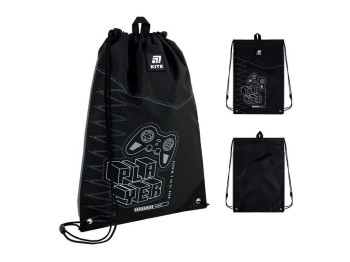 Сумка для взуття зі шнурками Player K25-600M-8, 46×33 см, затяжка шнурком, Kite